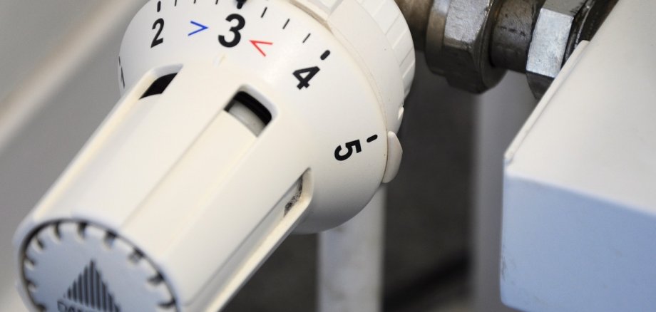 Heizungsthermostat auf Stufe 3