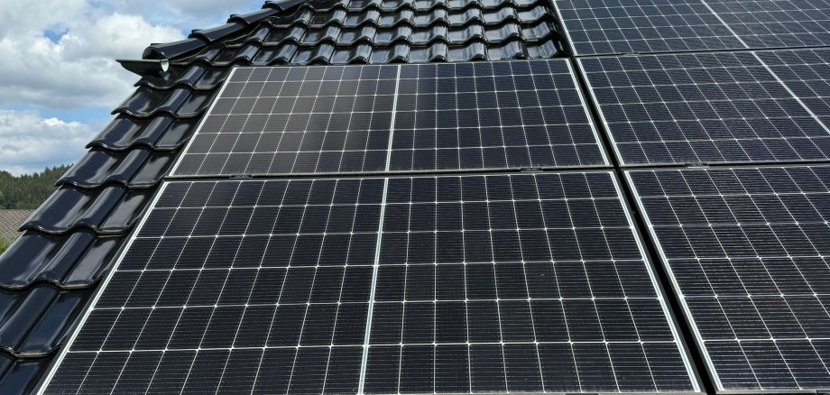 PV-Anlage auf Garagendach