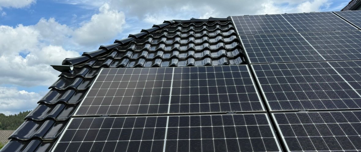 PV-Anlage auf Garagendach